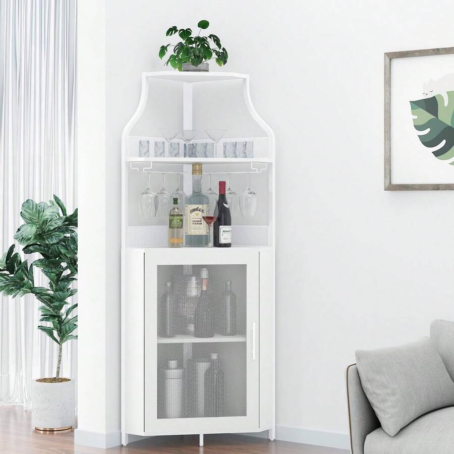 Wine & Beer Guayaquil - Weinschrank-Bar mit abnehmbarem Weinregal und Glashalter,