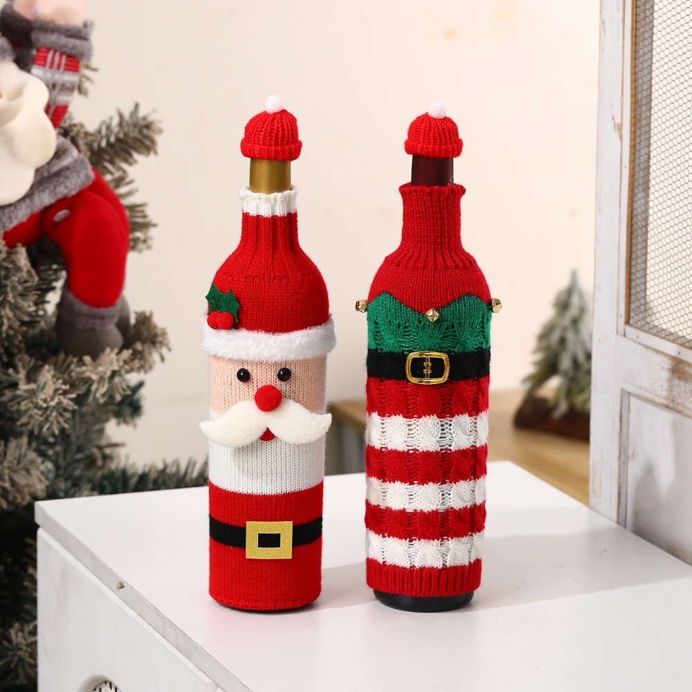 Gestrickte Weinflaschenhülle E – Wine Beer Hat Bewertung und Preis
