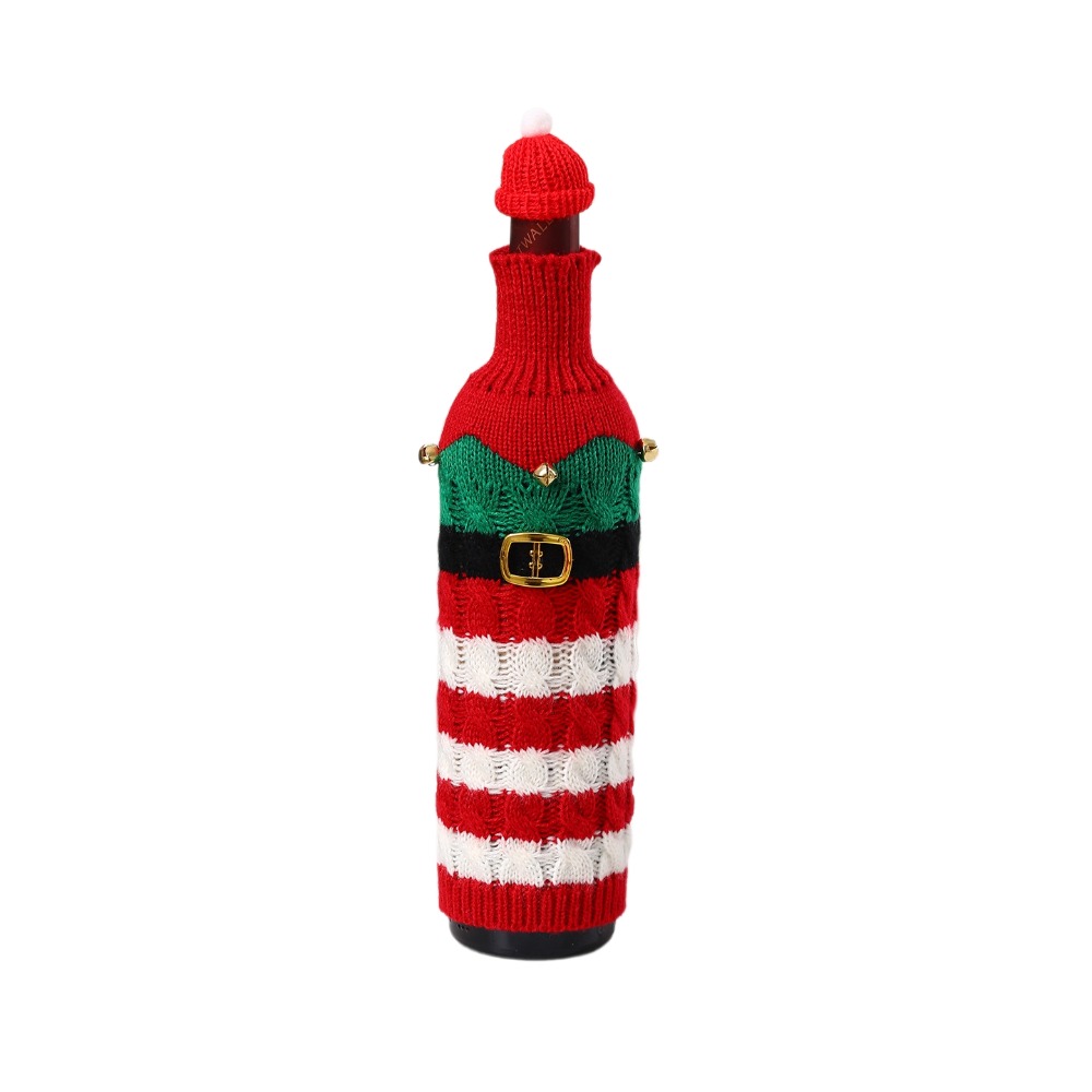 Gestrickte Weinflaschenhülle m – Wine Beer Hat Bewertung und Preis