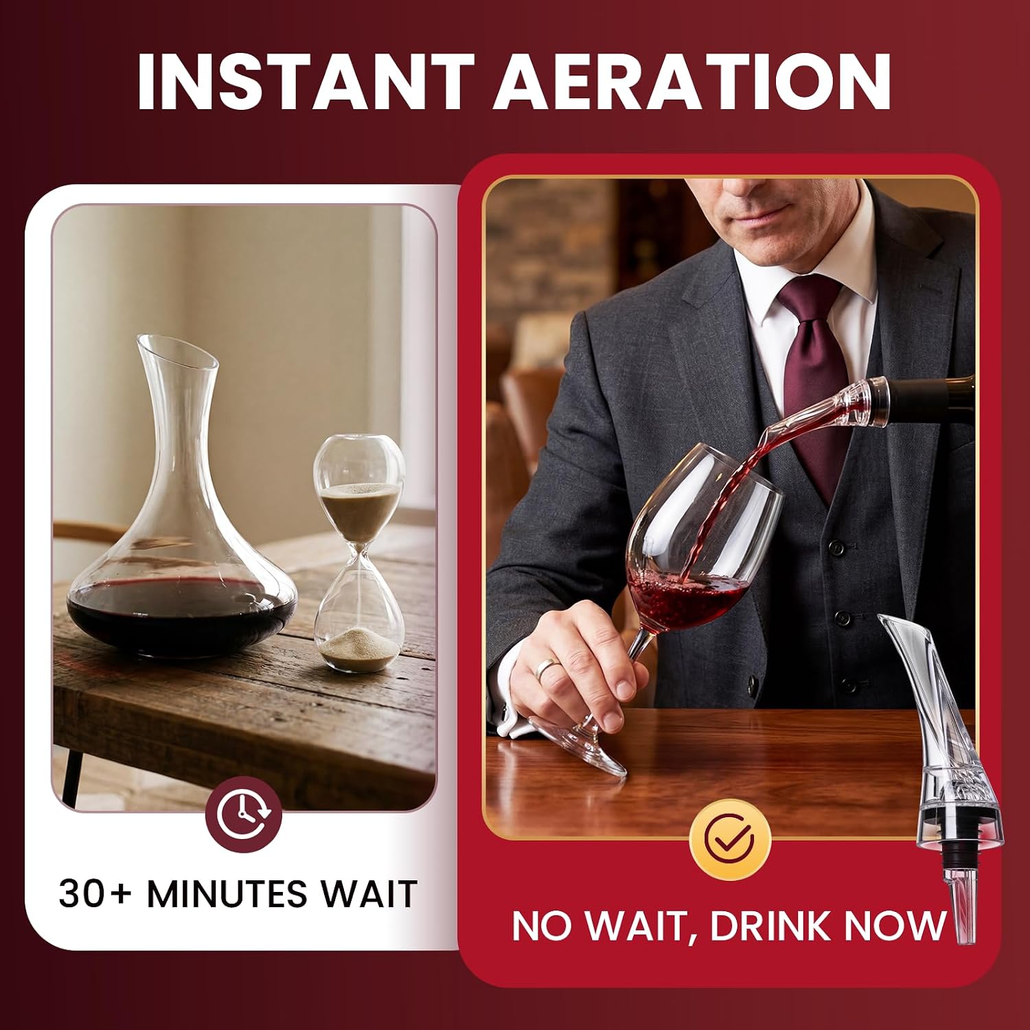 1 Stück Magischer Wein-Dekante – Wine Aerator Pour Bewertung und Preis